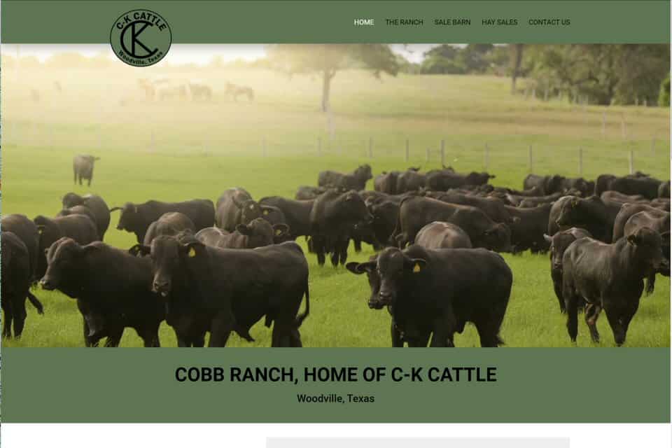 Cobb Ranch, Home of C-K Cattle by Vetcore Technology and Electrical Services