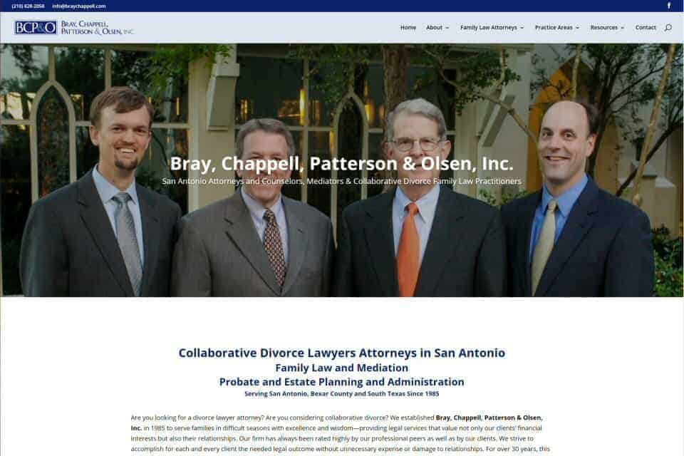 Bray, Chappell, Patterson & Olsen by WizardsWebs Design LLC by Vetcore Technology